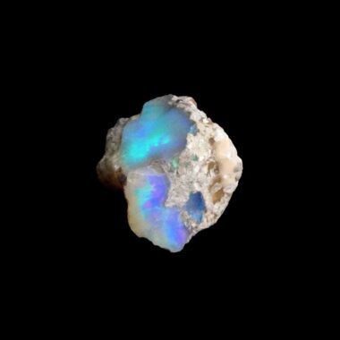 Opal Edelstein roh Ø 26,4 mm | 34 Karat Edelopal aus Äthiopien Edelsteine Heilsteine bei Wunderstein24
