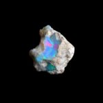 Opal Edelstein roh Ø 26,4 mm | 34 Karat Edelopal aus Äthiopien Edelsteine Heilsteine bei Wunderstein24