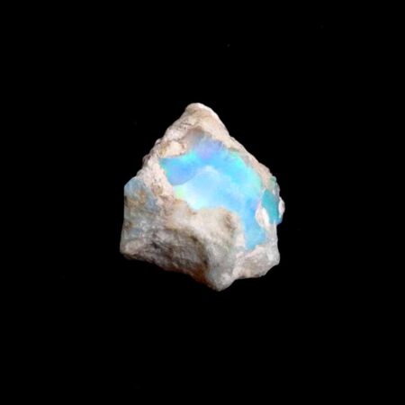 Opal Edelstein roh Ø 26,4 mm | 34 Karat Edelopal aus Äthiopien Edelsteine Heilsteine bei Wunderstein24