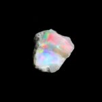 Opal Edelstein roh Ø 23,7 mm | 27,5 Karat Edelopal aus Äthiopien Edelsteine Heilsteine bei Wunderstein24