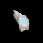 Opal Edelstein roh Ø 33,5 mm | 17 Karat Edelopal aus Äthiopien Edelsteine Heilsteine bei Wunderstein24