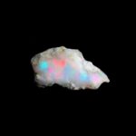 Opal Edelstein roh Ø 33,5 mm | 17 Karat Edelopal aus Äthiopien Edelsteine Heilsteine bei Wunderstein24