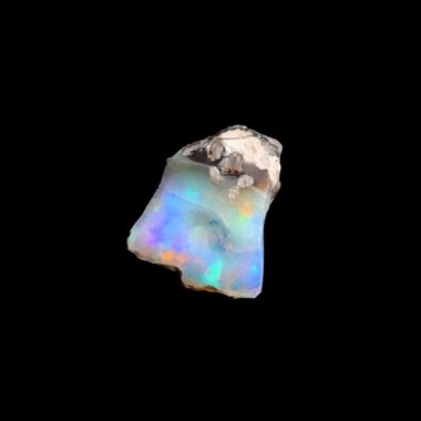 Opal Edelstein roh Ø 25,9 mm | 25 Karat Edelopal aus Äthiopien Edelsteine Heilsteine bei Wunderstein24