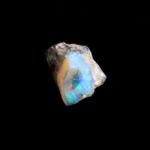Opal Edelstein roh Ø 25,9 mm | 25 Karat Edelopal aus Äthiopien Edelsteine Heilsteine bei Wunderstein24