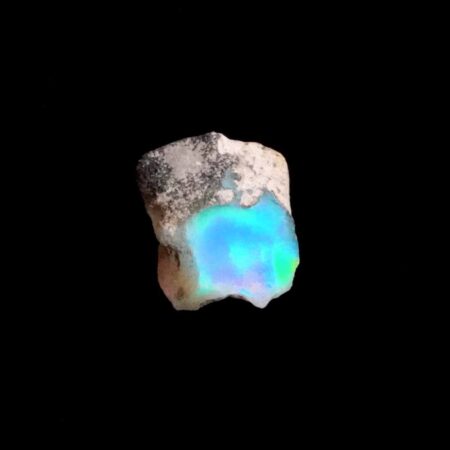Opal Edelstein roh Ø 22,1 mm | 16,5 Karat Edelopal aus Äthiopien Edelsteine Heilsteine bei Wunderstein24