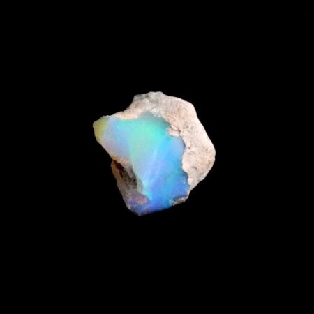 Opal Edelstein roh Ø 22,1 mm | 16,5 Karat Edelopal aus Äthiopien Edelsteine Heilsteine bei Wunderstein24
