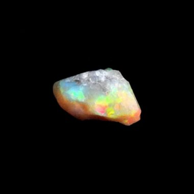 Opal Edelstein roh Ø 22,3 mm | 15 Karat Edelopal aus Äthiopien Edelsteine Heilsteine bei Wunderstein24