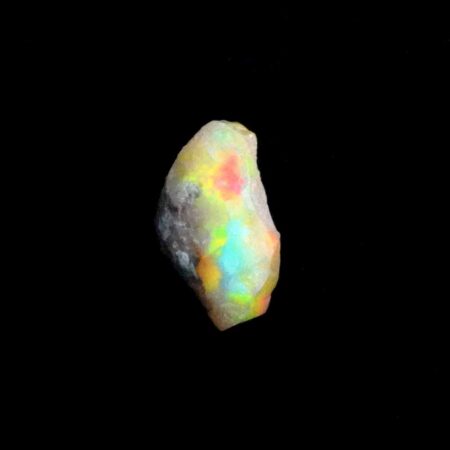 Opal Edelstein roh Ø 22,3 mm | 15 Karat Edelopal aus Äthiopien Edelsteine Heilsteine bei Wunderstein24