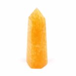 Orangencalcit Spitze Höhe 96 mm aus Mexiko in bester Farbe Edelsteine Heilsteine bei Wunderstein24