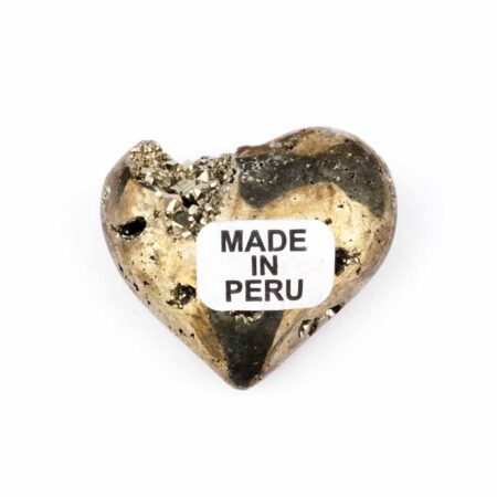 Pyrit Herz poliert in bester Farbe und Qualität aus Peru Edelsteine Heilsteine bei Wunderstein24