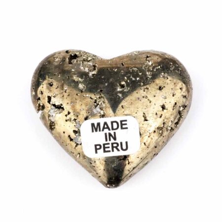 Pyrit Herz poliert in bester Farbe und Qualität aus Peru Edelsteine Heilsteine bei Wunderstein24