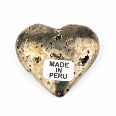 Pyrit Herz poliert in bester Farbe und Qualität aus Peru Edelsteine Heilsteine bei Wunderstein24