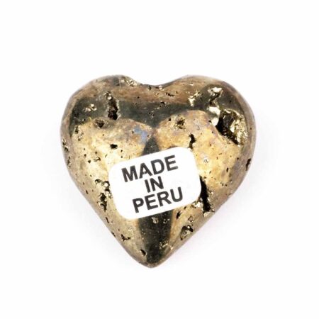 Pyrit Herz poliert in bester Farbe und Qualität aus Peru Edelsteine Heilsteine bei Wunderstein24