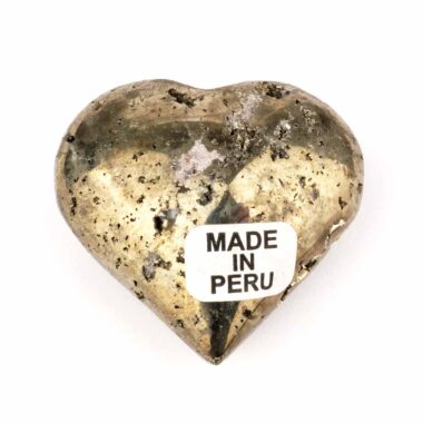Pyrit Herz poliert in bester Farbe und Qualität aus Peru Edelsteine Heilsteine bei Wunderstein24
