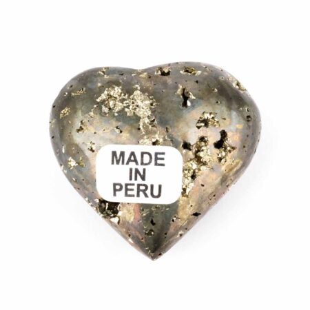 Pyrit Herz poliert in bester Farbe und Qualität aus Peru Edelsteine Heilsteine bei Wunderstein24
