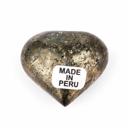 Pyrit Herz poliert in bester Farbe und Qualität aus Peru Edelsteine Heilsteine bei Wunderstein24