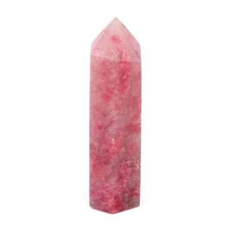 Rhodonit Spitze Höhe 82 mm poliert Madagaskar Edelsteinqualität Edelsteine Heilsteine bei Wunderstein24