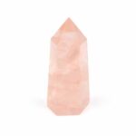 Rosenquarz Spitze Höhe 67 mm poliert beste Qualität und Farbe Edelsteine Heilsteine bei Wunderstein24