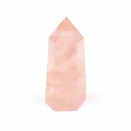 Rosenquarz Spitze Höhe 58 mm poliert beste Qualität und Farbe Edelsteine Heilsteine bei Wunderstein24