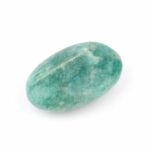 Amazonit Handschmeichler Madagaskar Ø 44 mm schöne Farbe Edelsteine Heilsteine bei Wunderstein24