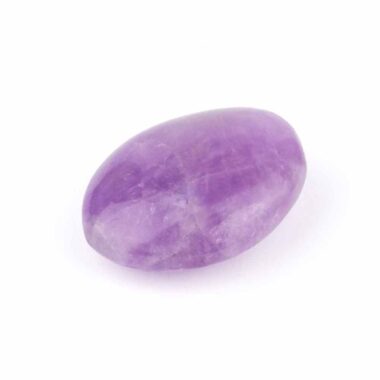 Amethyst Handschmeichler Ø 46 mm Madagaskar schöne Farbe Edelsteine Heilsteine bei Wunderstein24