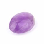 Amethyst Handschmeichler Ø 50 mm Madagaskar schöne Farbe Edelsteine Heilsteine bei Wunderstein24