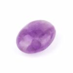 Amethyst Handschmeichler Ø 45 mm Madagaskar schöne Farbe Edelsteine Heilsteine bei Wunderstein24