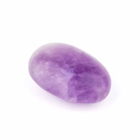 Amethyst Handschmeichler Ø 45 mm Madagaskar schöne Farbe Edelsteine Heilsteine bei Wunderstein24