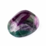 großer Fluorit Trommelstein Ø 82 mm handpoliert bunt & transparent Edelsteine Heilsteine bei Wunderstein24