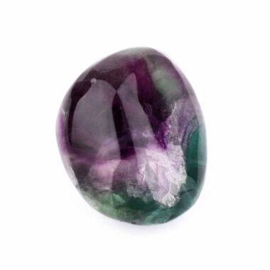 großer Fluorit Trommelstein Ø 73 mm handpoliert bunt & transparent Edelsteine Heilsteine bei Wunderstein24
