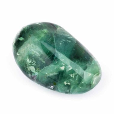 großer Fluorit Trommelstein Ø 89 mm handpoliert bunt & transparent Edelsteine Heilsteine bei Wunderstein24