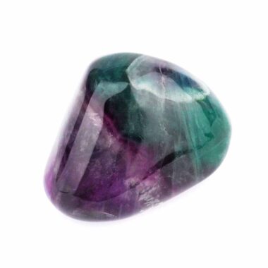 großer Fluorit Trommelstein Ø 81 mm handpoliert bunt & transparent Edelsteine Heilsteine bei Wunderstein24