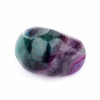 großer Fluorit Trommelstein Ø 81 mm handpoliert bunt & transparent Edelsteine Heilsteine bei Wunderstein24