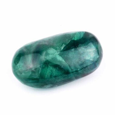 großer Fluorit Trommelstein Ø 85 mm handpoliert bunt & transparent Edelsteine Heilsteine bei Wunderstein24