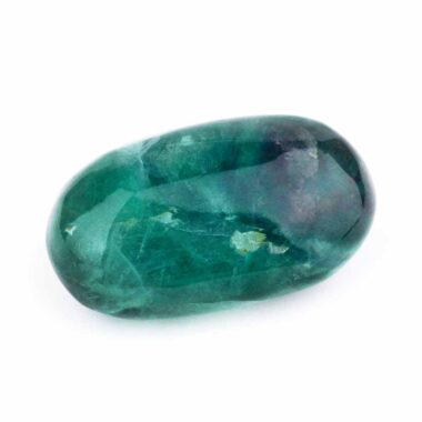 großer Fluorit Trommelstein Ø 85 mm handpoliert bunt & transparent Edelsteine Heilsteine bei Wunderstein24