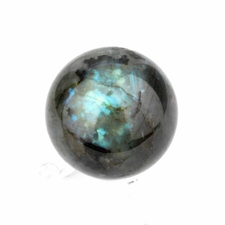 Labradorit Kugel Ø 51 mm aus Madagaskar in sehr guter Farbe und Qualität Edelsteine Heilsteine bei Wunderstein24