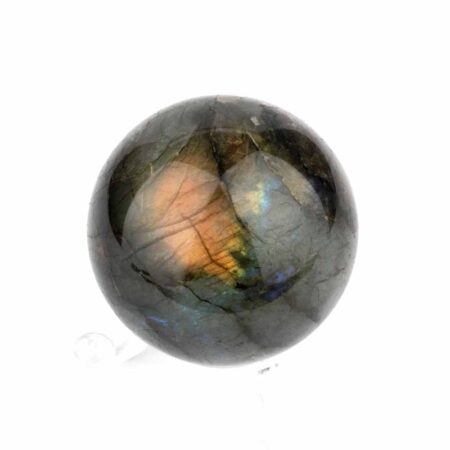 Labradorit Kugel Ø 50 mm aus Madagaskar in sehr guter Farbe und Qualität Edelsteine Heilsteine bei Wunderstein24
