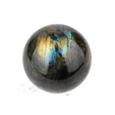 Labradorit Kugel Ø 50 mm aus Madagaskar in sehr guter Farbe und Qualität Edelsteine Heilsteine bei Wunderstein24