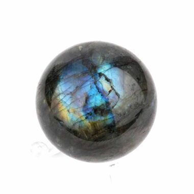 Labradorit Kugel Ø 50 mm aus Madagaskar in sehr guter Farbe und Qualität Edelsteine Heilsteine bei Wunderstein24