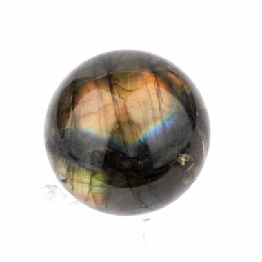 Labradorit Kugel Ø 50 mm aus Madagaskar in sehr guter Farbe und Qualität Edelsteine Heilsteine bei Wunderstein24
