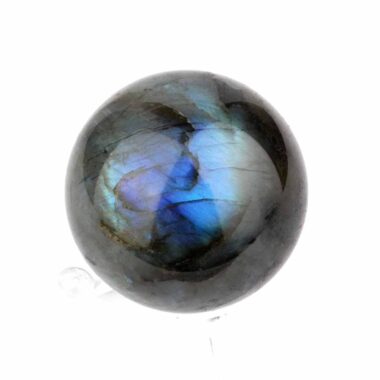 Labradorit Kugel Ø 51 mm aus Madagaskar in sehr guter Farbe und Qualität Edelsteine Heilsteine bei Wunderstein24