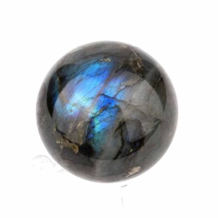 Labradorit Kugel Ø 50 mm aus Madagaskar in sehr guter Farbe und Qualität Edelsteine Heilsteine bei Wunderstein24