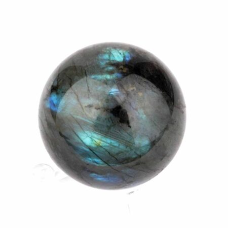 Labradorit Kugel Ø 51 mm aus Madagaskar in sehr guter Farbe und Qualität Edelsteine Heilsteine bei Wunderstein24
