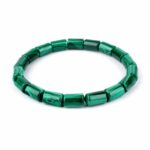 Malachit Ø 6 mm Zylinder Kugel | Perlen Armband flexibel und dehnbar Edelsteine Heilsteine bei Wunderstein24
