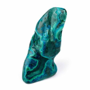 Chrysokoll & Malachit Stufe | Feriform Natur in bester Maserung und Farbe Edelsteine Heilsteine bei Wunderstein24