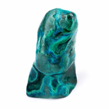 Chrysokoll & Malachit Stufe | Feriform Natur in bester Maserung und Farbe Edelsteine Heilsteine bei Wunderstein24