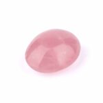 Rosenquarz Handschmeichler | Massagesteinstein Ø 51 mm Edelsteine Heilsteine bei Wunderstein24