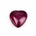 Rubin Herz Ø 22,5 mm einzigartige und beste Qualität und Farbe Edelsteine Heilsteine bei Wunderstein24