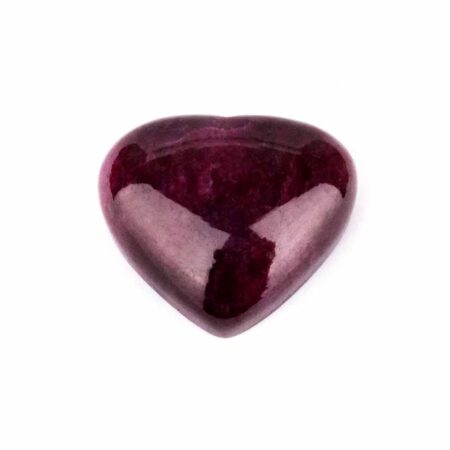 Rubin Herz Ø 25,5 mm einzigartige und beste Qualität und Farbe Edelsteine Heilsteine bei Wunderstein24