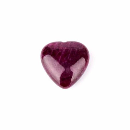 Stern-Rubin Herz Ø 19,5 mm einzigartige und beste Qualität und Farbe Edelsteine Heilsteine bei Wunderstein24
